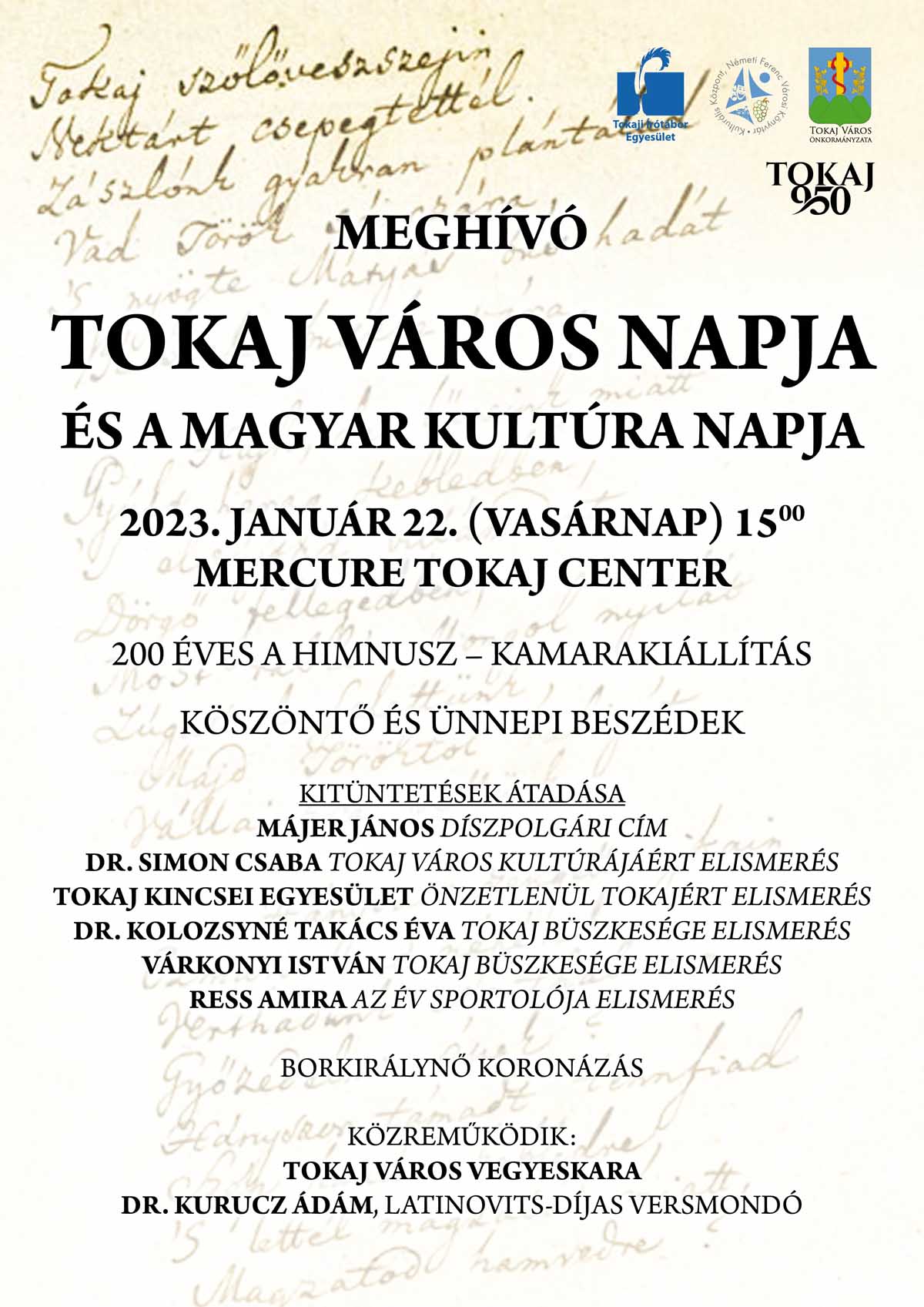 Magyar Kultura Napja A3 plakat 2023